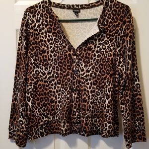 Rafaella Animal print Cardigan/Shirt